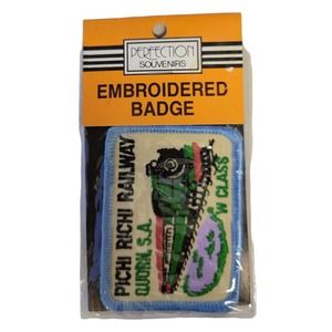 PICHI RICHI RAILWAY W-CLASS QUORN SA Embroidered PATCH Vintage NOS in Package